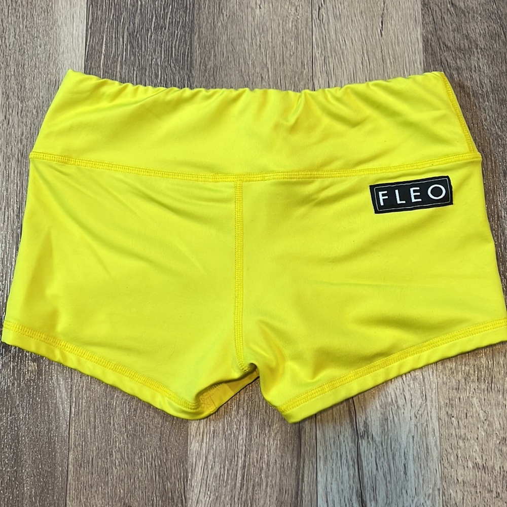 Fleo Yellow Shorts